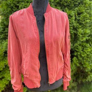 Dear John Tencel bomber jacket